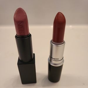 MAC chili and Nars Anita lipstick
